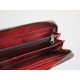 Teakleaf Zip Surround Red Large Wallet Vegan